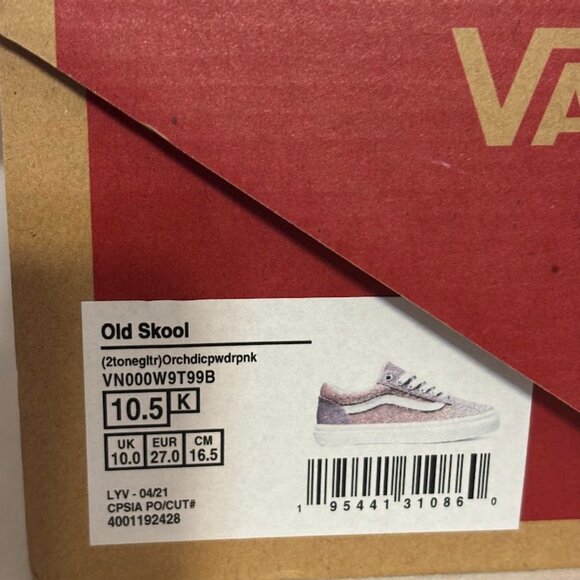 NEW VANS Sparkly Kids Sneakers - US size 10.5 / UK size 10 - Picture 6 of 14